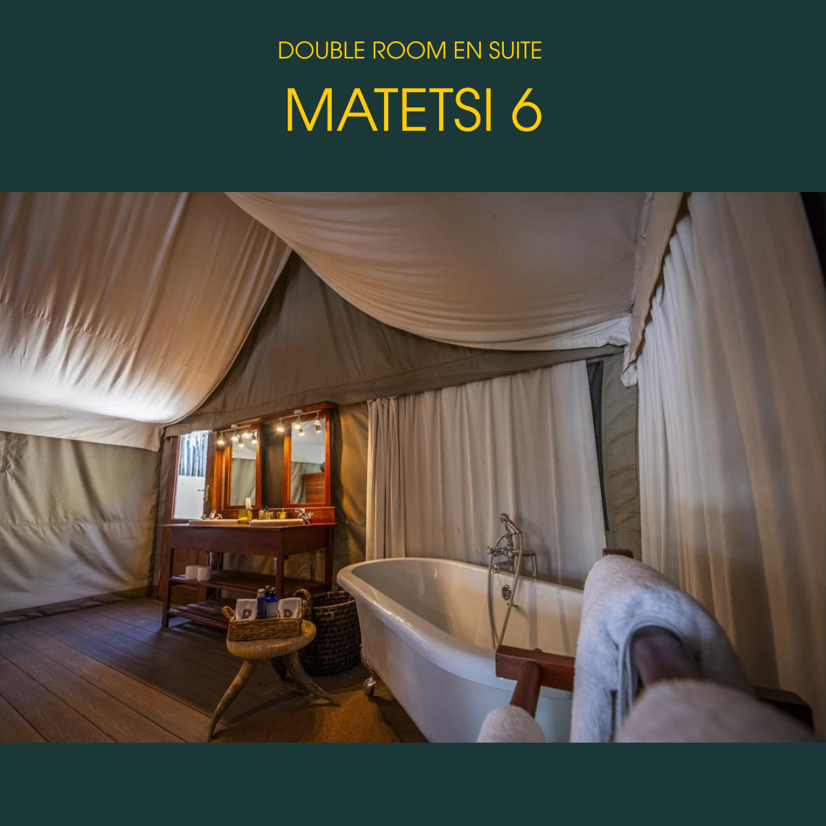 Safari with Josh - Double Room En Suite. November 23 - December 3, 2025